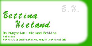 bettina wieland business card